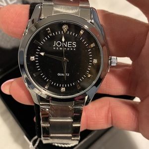 🆕 JONES NY. Andrew men’s stainless steel watch.